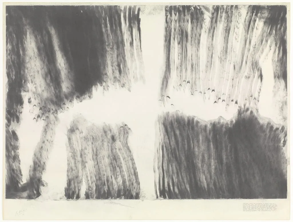 Untitled, by Robert Morris, graphite, 1973