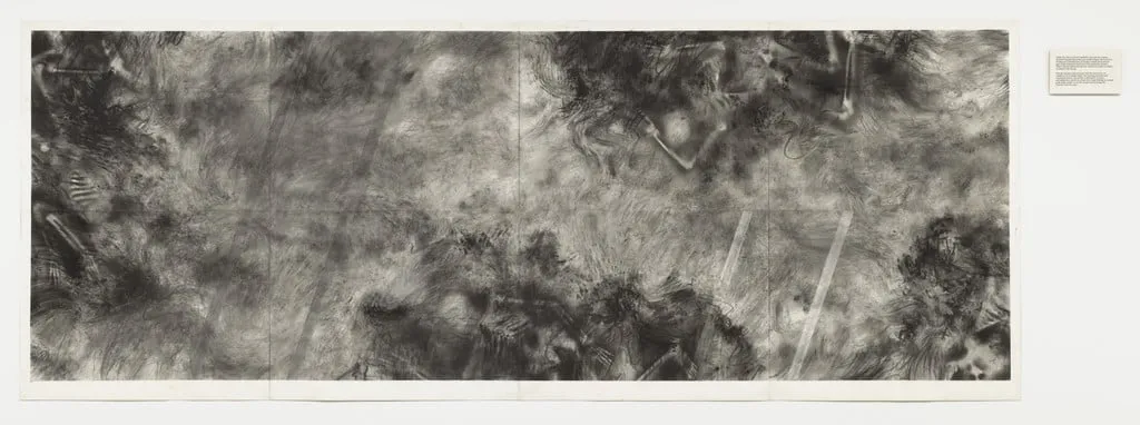 Untitled, by Robert Morris, charcoal, 1982