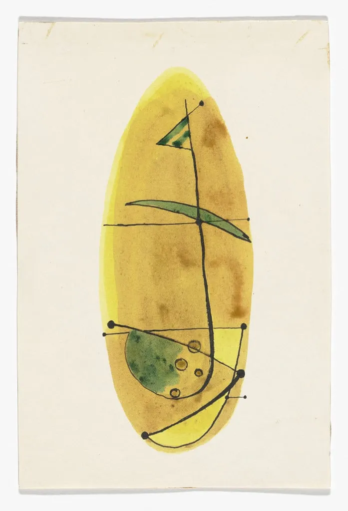 Untitled, by Robert Mothé, watercolor, 1942
