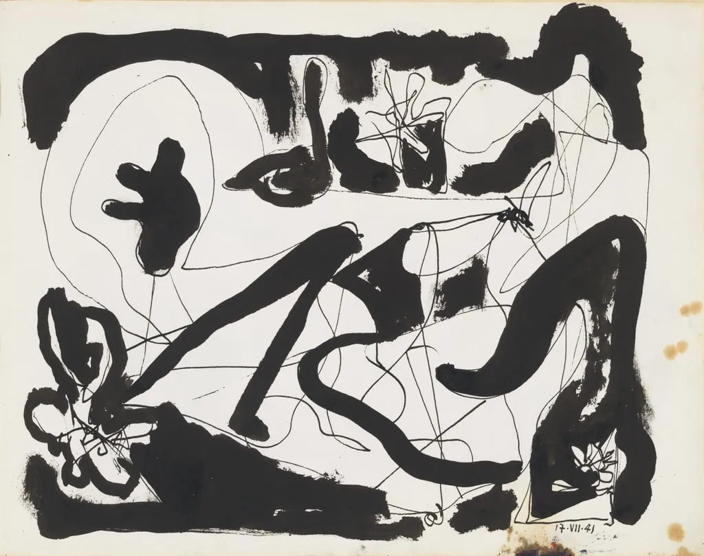 Untitled, by Robert Mothé, watercolor, 1941