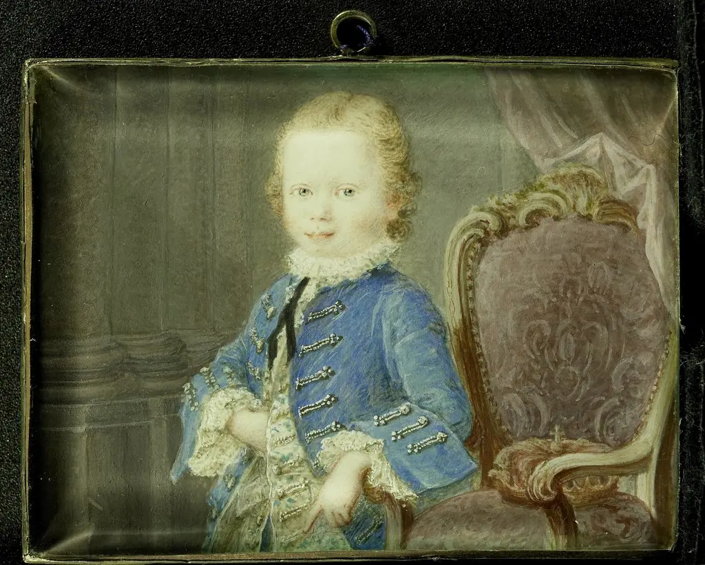 Portrait of Willem V van Oranje- Nassau (1748-1806), by Robert Mussard