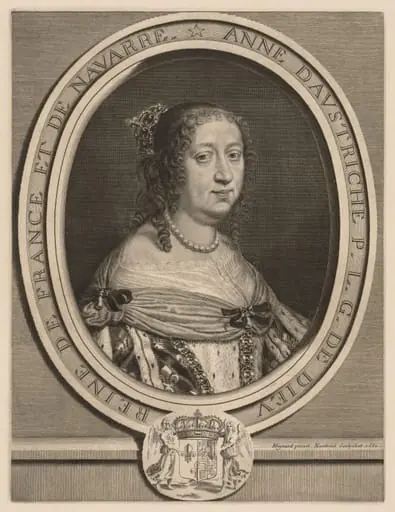 Anne of Austria, Queen of France, by Robert Nanteuil