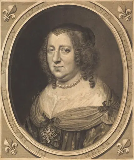 Anne of Austria, Queen of France and Navarre, by Robert Nanteuil