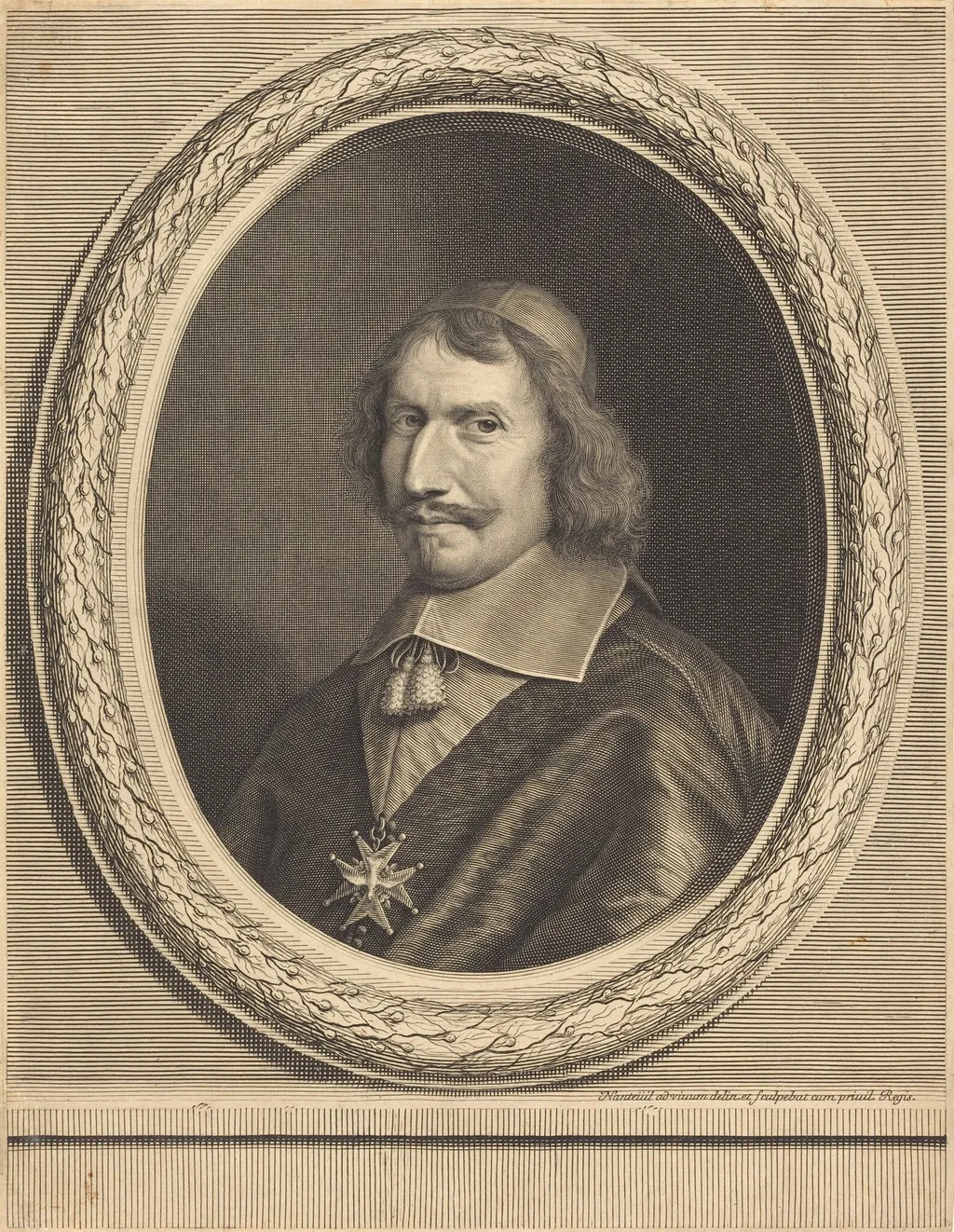 Cardinal Antonio Barberini, by Robert Nanteuil, ink, 1657