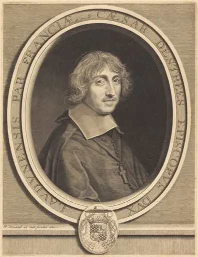 Cardinal d'Estrees, by Robert Nanteuil
