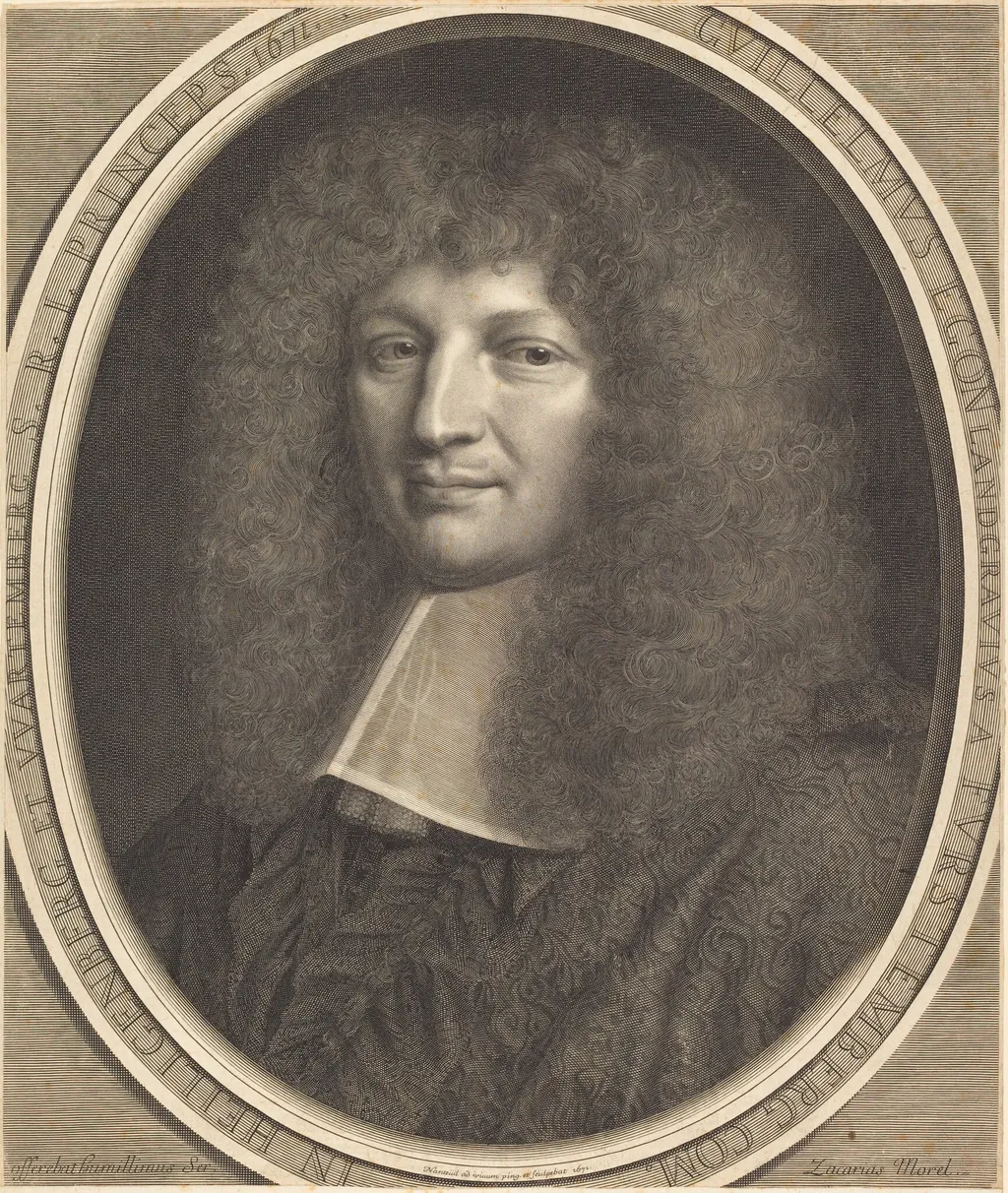 Cardinal de Furstenberg, by Robert Nanteuil, ink, 1672