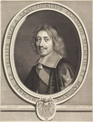 Chancellor Michel Le Tellier, by Robert Nanteuil