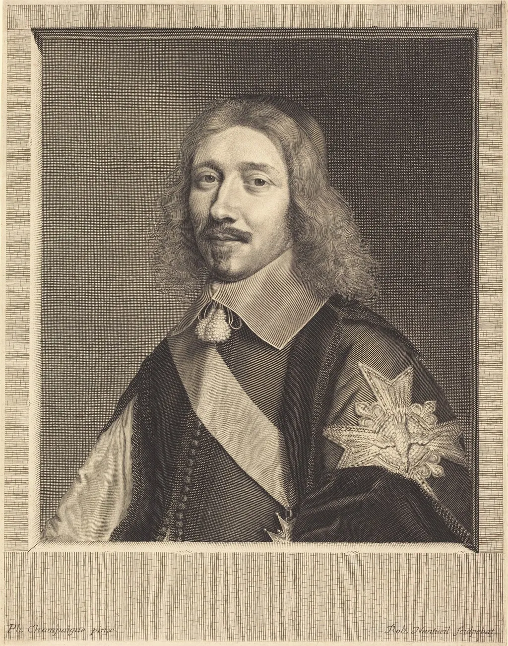 Chancellor Michel Le Tellier, by Robert Nanteuil, ink, 1653
