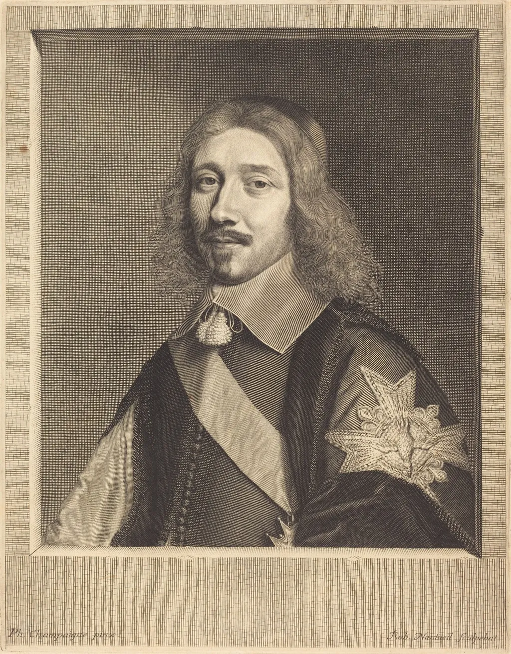 Chancellor Michel Le Tellier, by Robert Nanteuil, ink, 1653