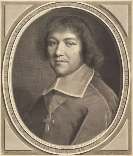Charles-Maurice Le Tellier, by Robert Nanteuil