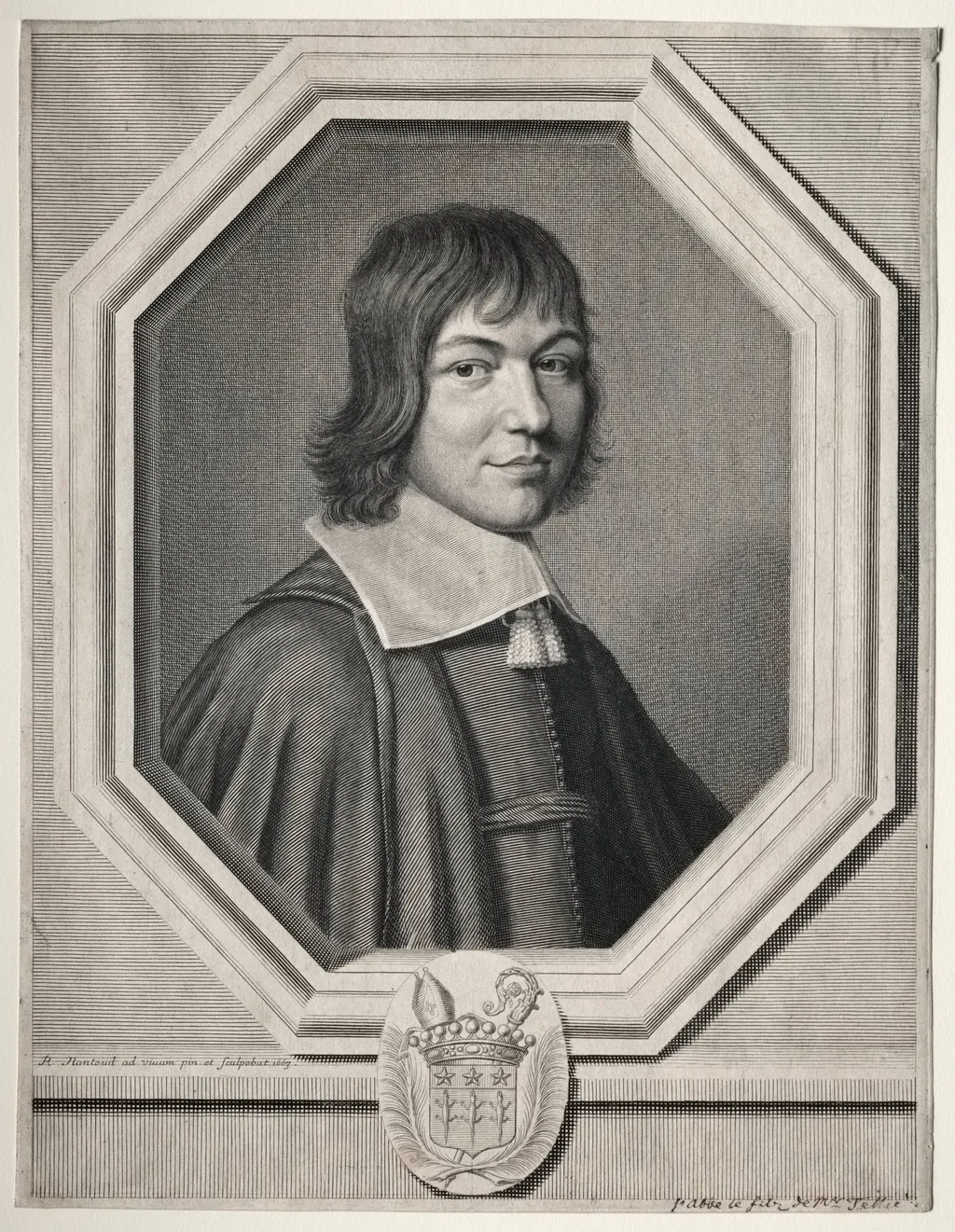 Charles Maurice le Tellier, by Robert Nanteuil, 1663