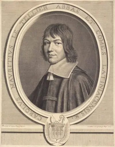 Charles-Maurice Le Tellier, by Robert Nanteuil