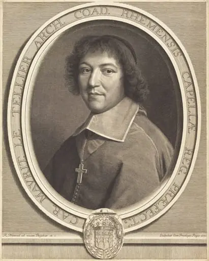 Charles-Maurice Le Tellier, by Robert Nanteuil