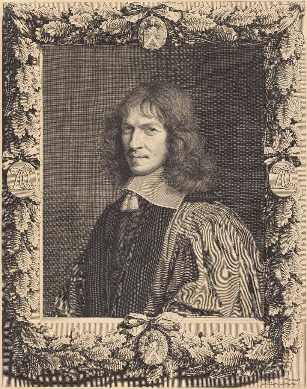 Denis Talon, by Robert Nanteuil, ink, 1656
