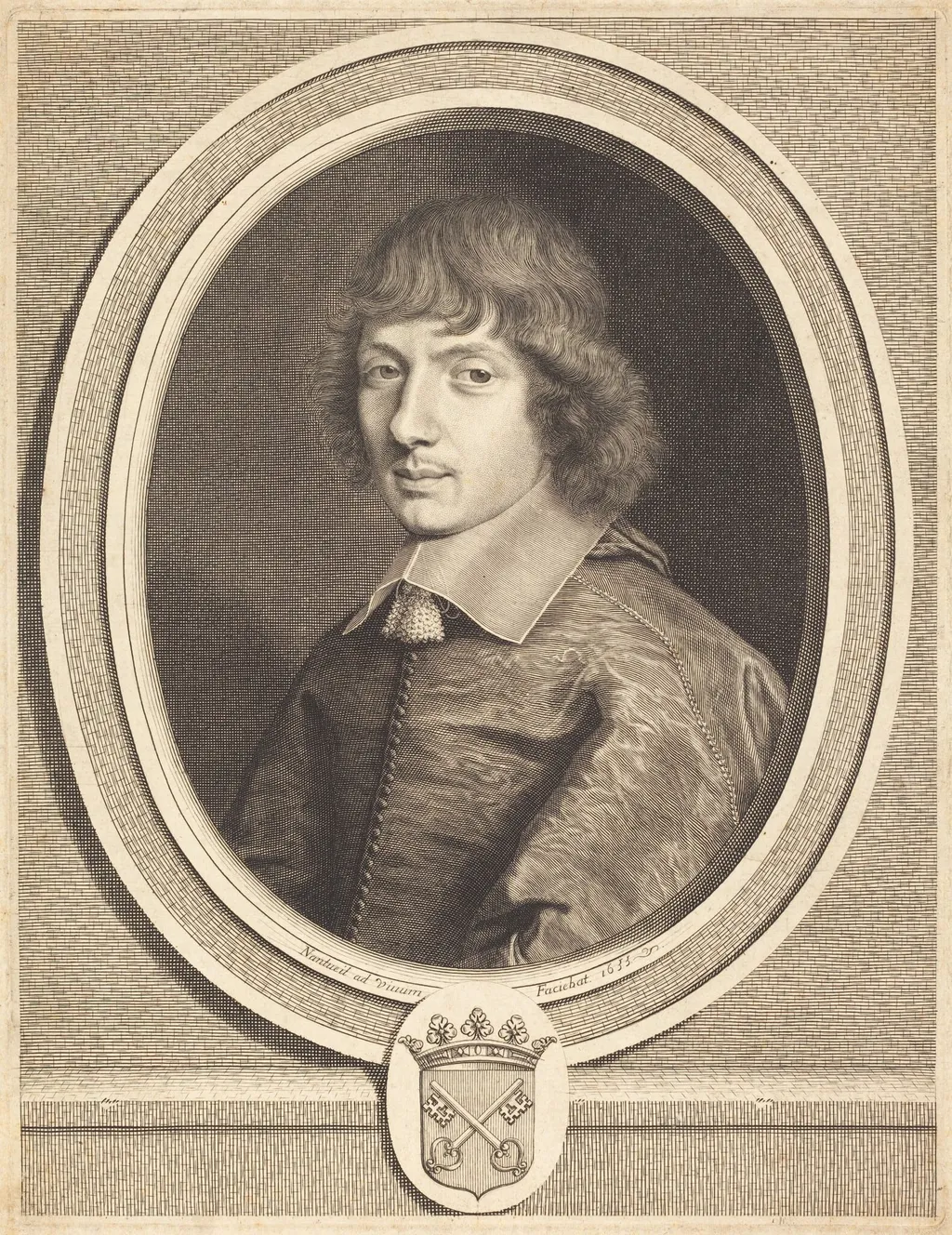 Francois de Clermont Tonnerre, by Robert Nanteuil, ink, 1655