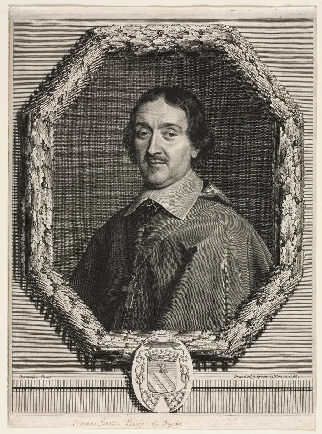 François Servien, Bishop of Bayeux, by Robert Nanteuil, 1656