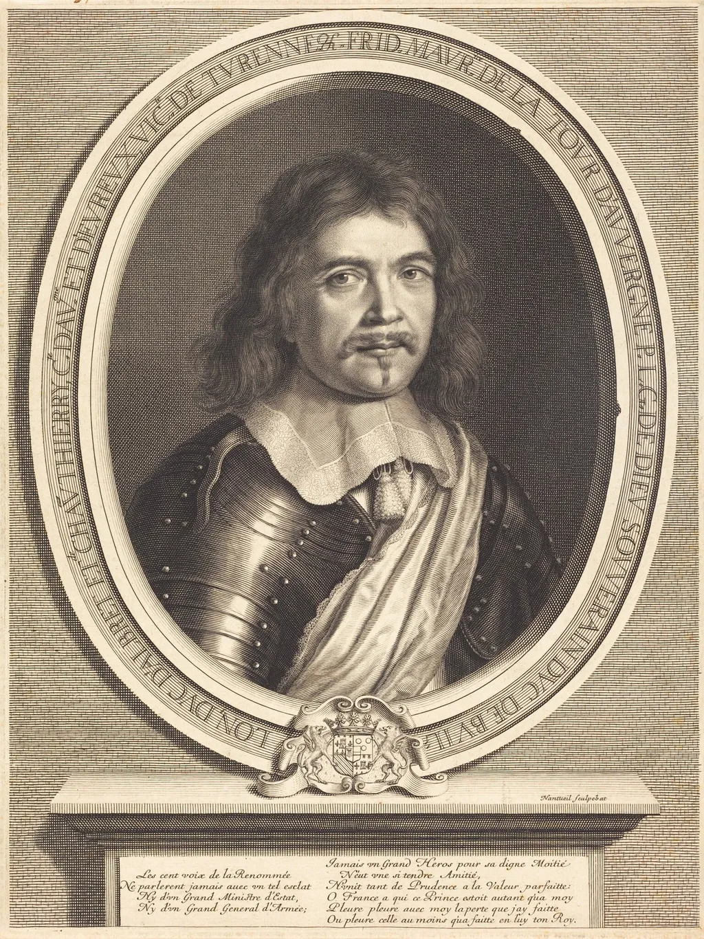 Frederic-Maurice, Duc de Bouillon, by Robert Nanteuil, ink, 1655