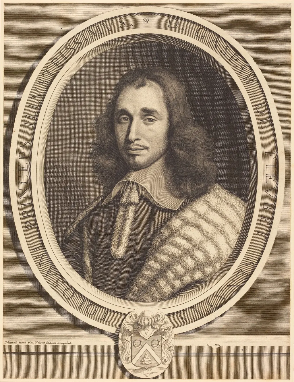 Gaspard de Fieubet, by Robert Nanteuil, ink, 1654