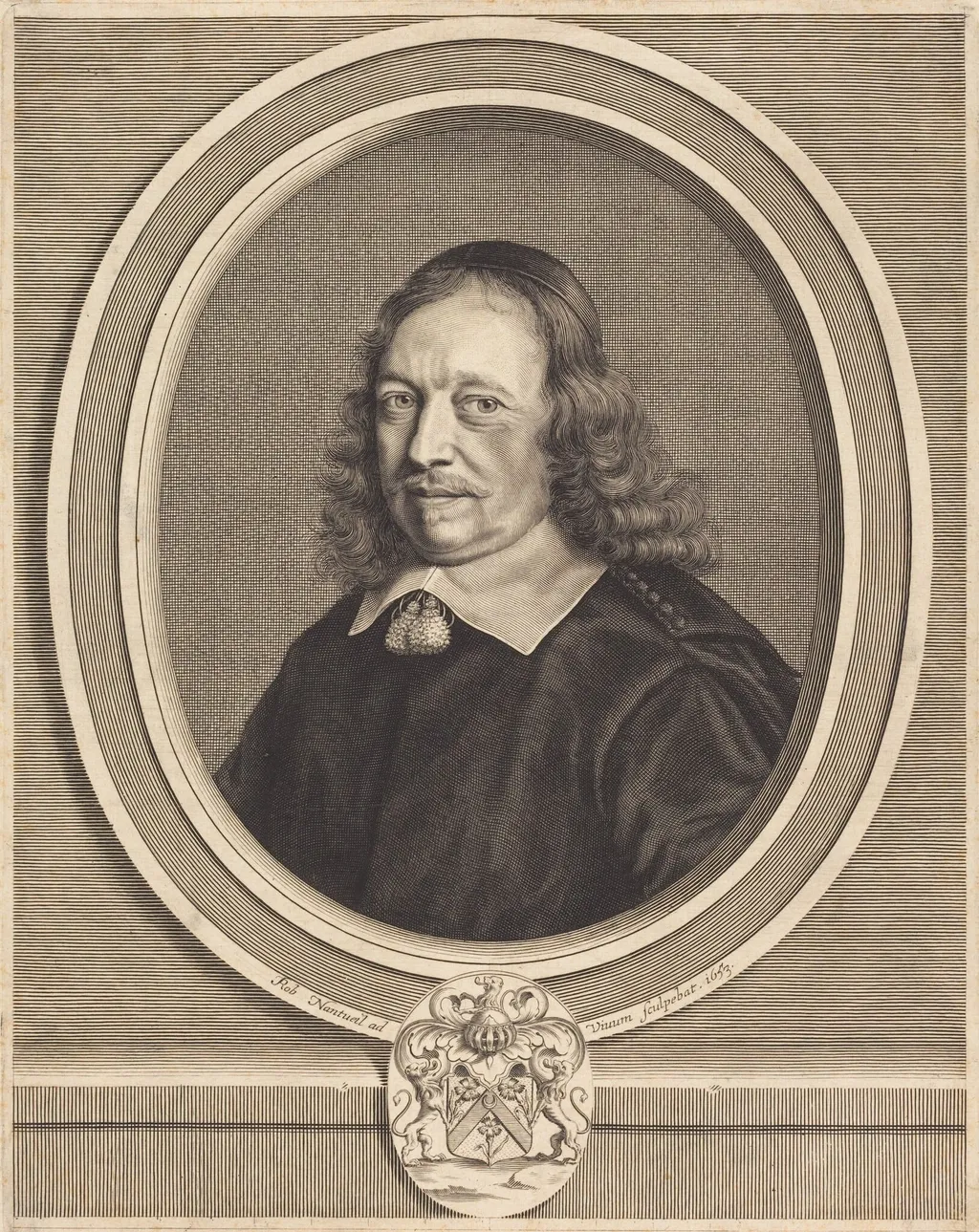 Gilles Blondeau, by Robert Nanteuil, ink, 1653