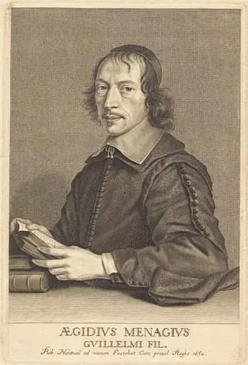 Gilles Menage, by Robert Nanteuil