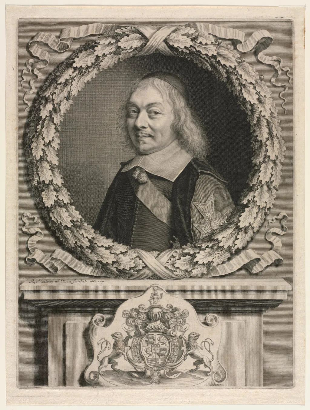 Henri-Auguste de Loménie Comte de Brienne, by Robert Nanteuil, 1660