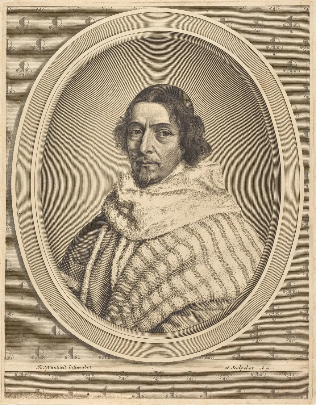 Henri de Mesmes, by Robert Nanteuil, ink, 1650