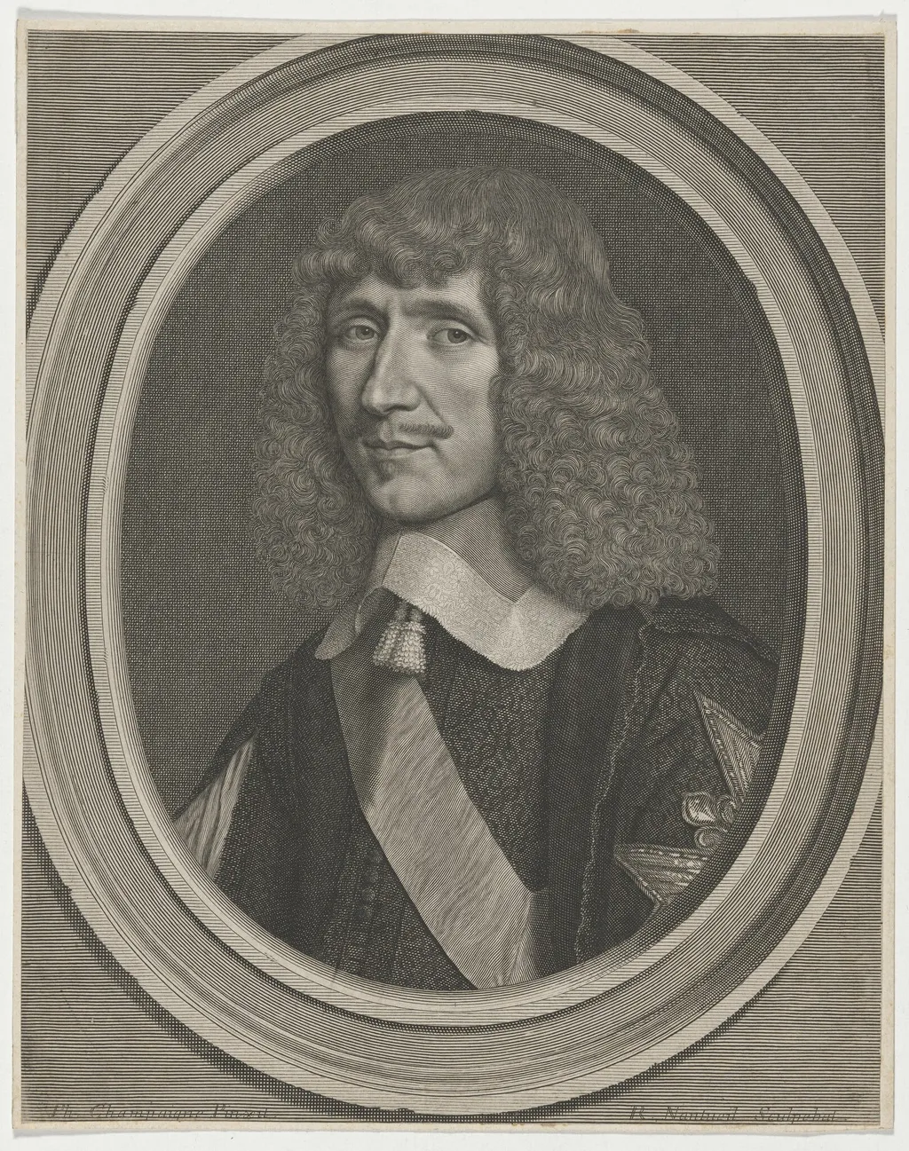 Henri Du Plessis, by Robert Nanteuil, ink, 1650