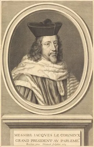 Jacques Le Coigneux, by Robert Nanteuil