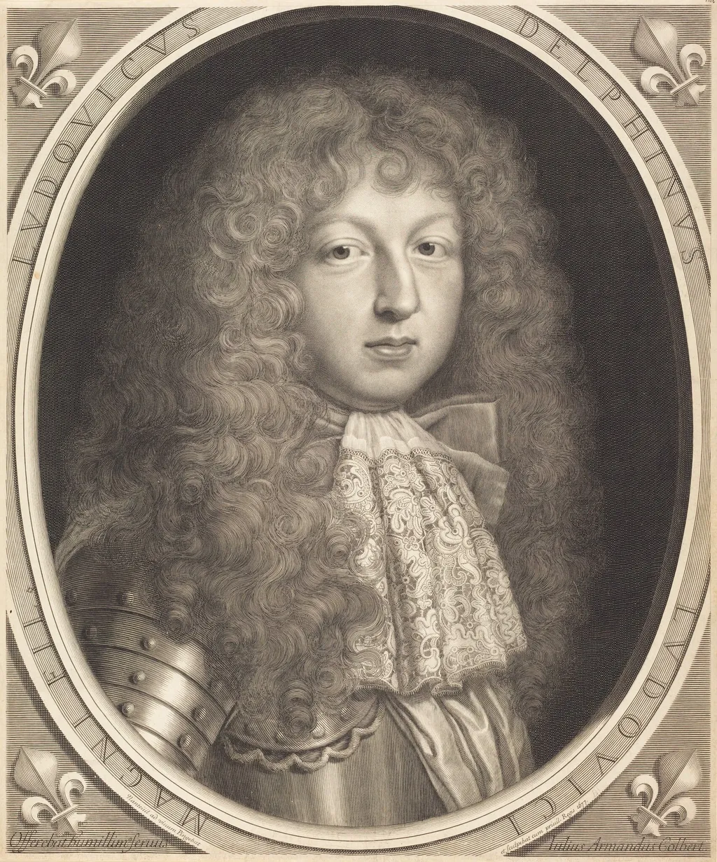 Louis, Dauphin de France, by Robert Nanteuil, ink, 1677