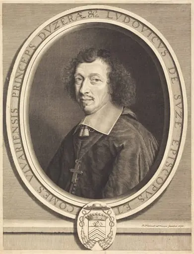 Louis-Francois de La Baume de Suze, by Robert Nanteuil