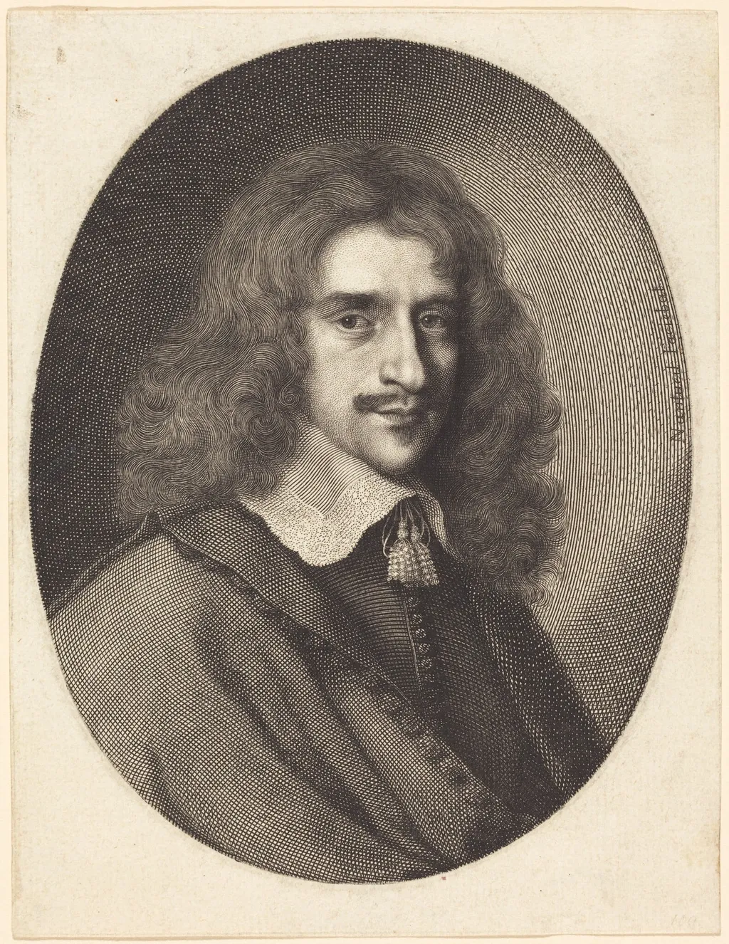 Louis Hesselin, by Robert Nanteuil, ink, 1650