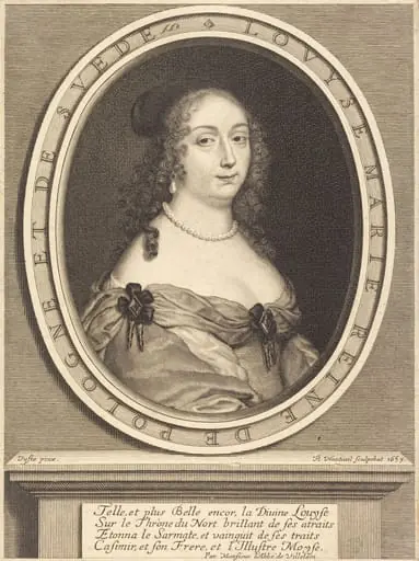 Louis-Marie, Queen of Poland, by Robert Nanteuil