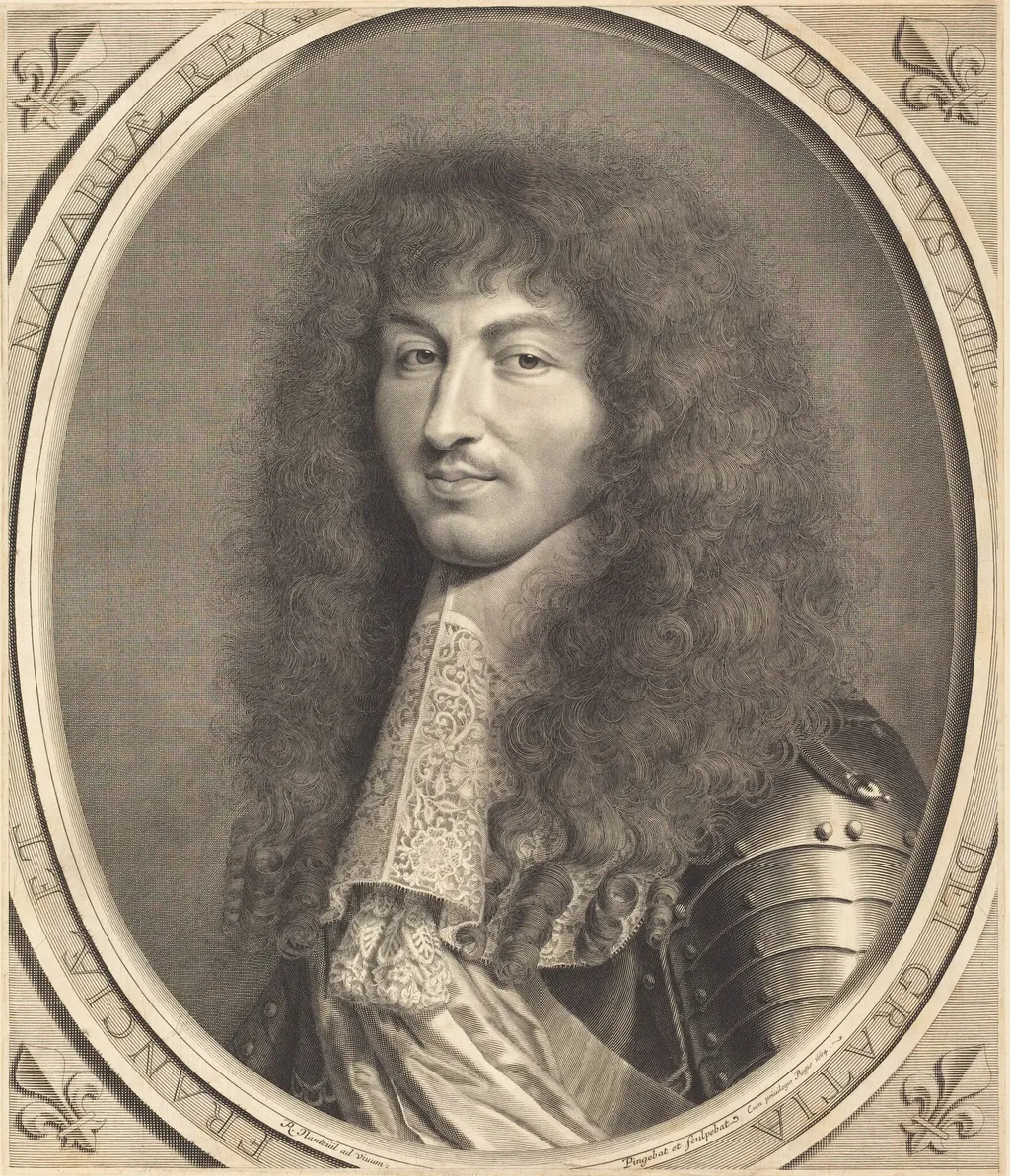Louis XIV, by Robert Nanteuil, ink, 1664