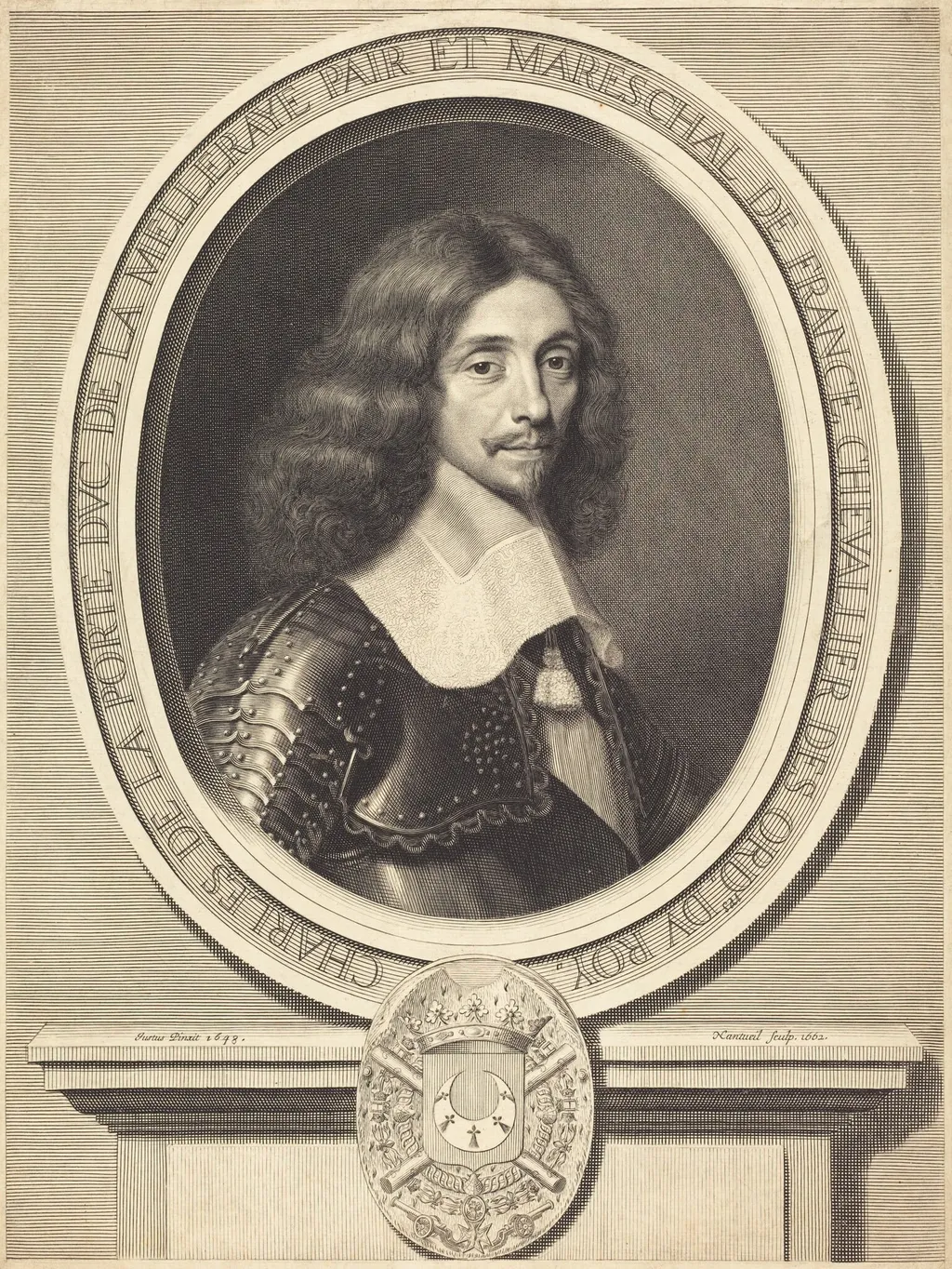Marechal de La Meilleraye, by Robert Nanteuil, ink, 1662