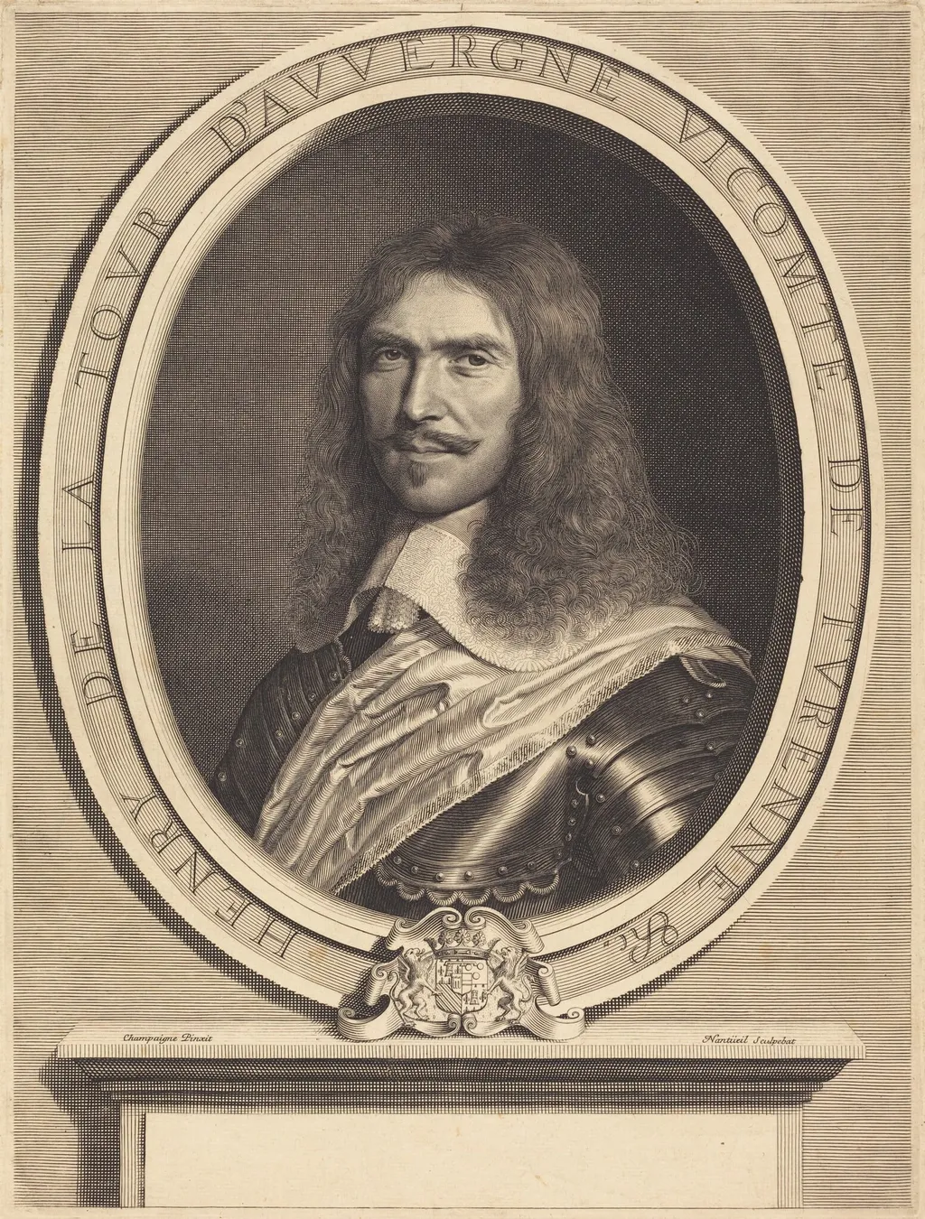 Marechal de Turenne, by Robert Nanteuil, ink, 1649