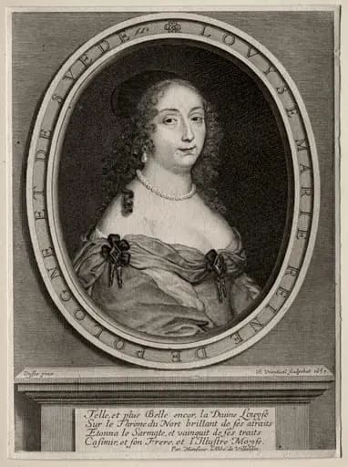 Marie Louise de Gonzague, Reine de Pologne, by Robert Nanteuil