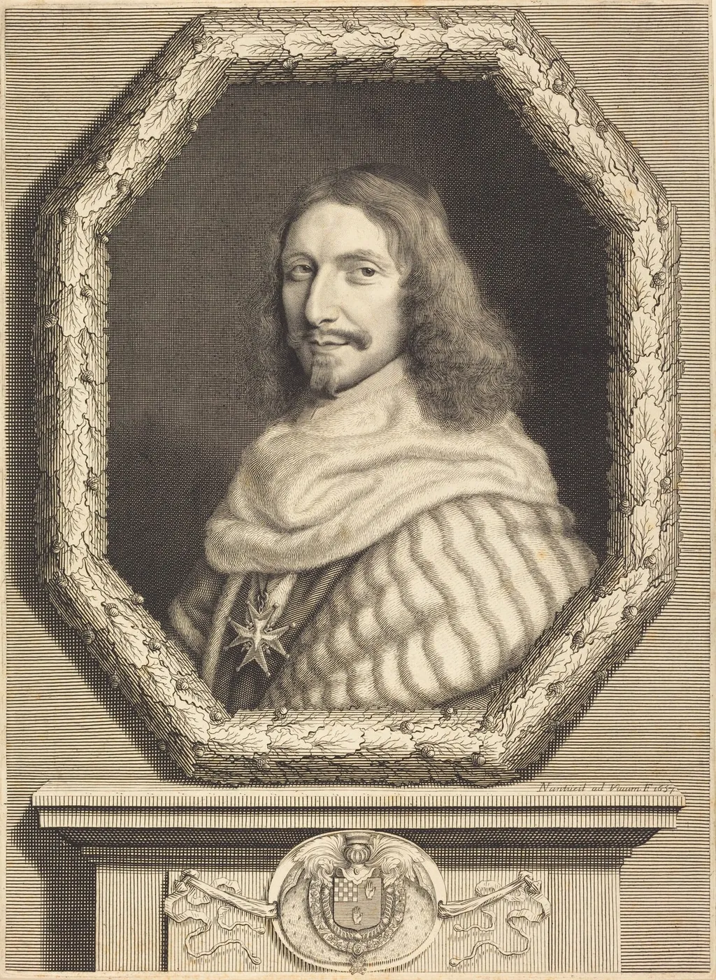 Nicholas Potier de Novion, by Robert Nanteuil, ink, 1657