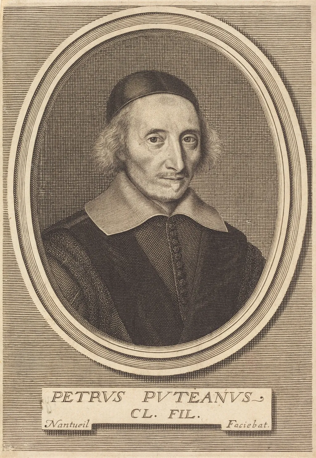 Pierre Dupuy, by Robert Nanteuil, ink, 1651