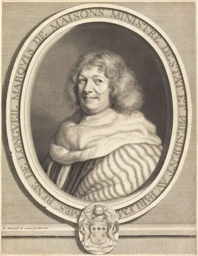 Rene, Marquis de Maisons, by Robert Nanteuil