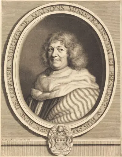 Rene, Marquis de Maisons, by Robert Nanteuil