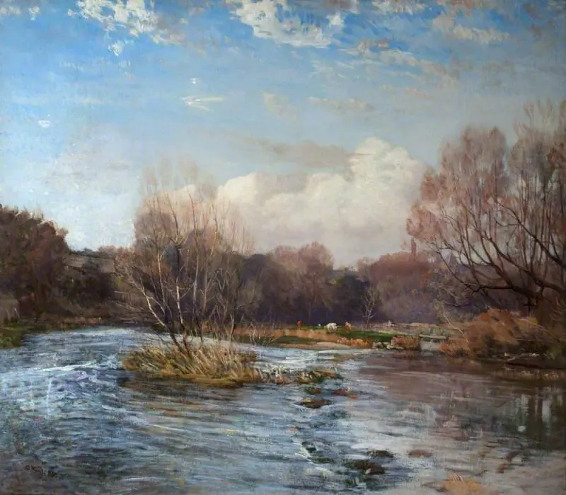 Springtime, Prestonkirk, by Robert Noble