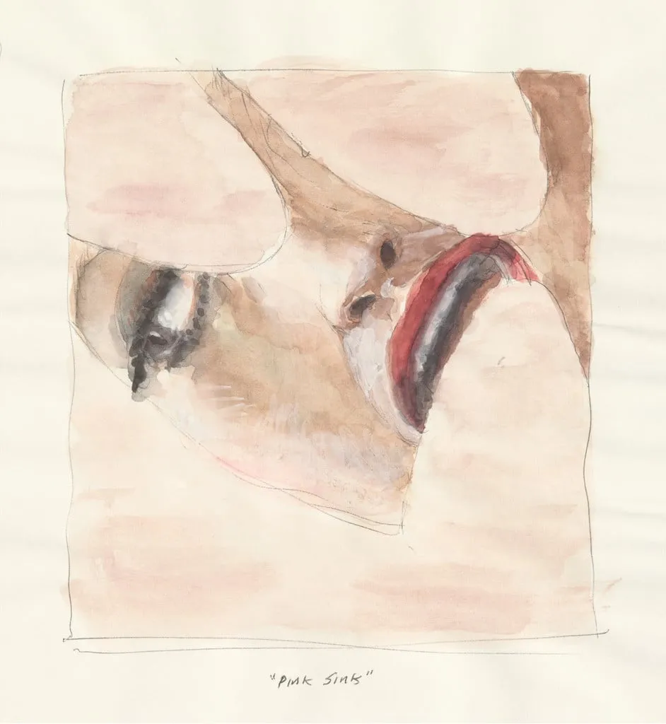 Untitled, by Robert Overby, watercolor, 1989
