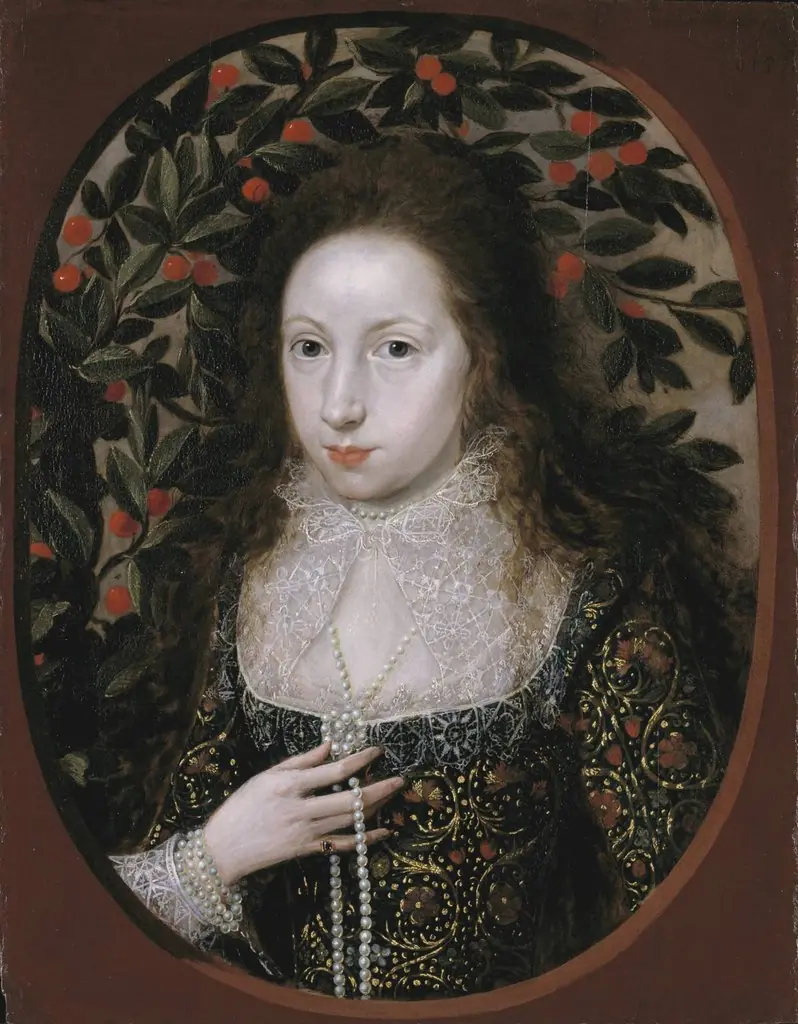 Lady Anne Pope, by Robert Peake the elder