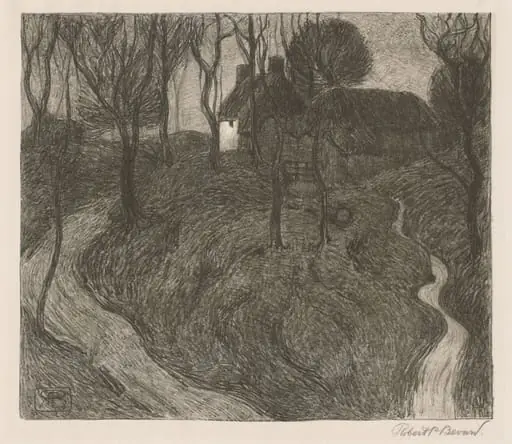 A  Lonely Farm [Hawkridge], by Robert Polhill Bevan