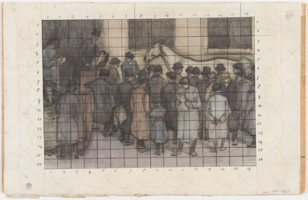 Under the Hammer, by Robert Polhill Bevan, watercolor