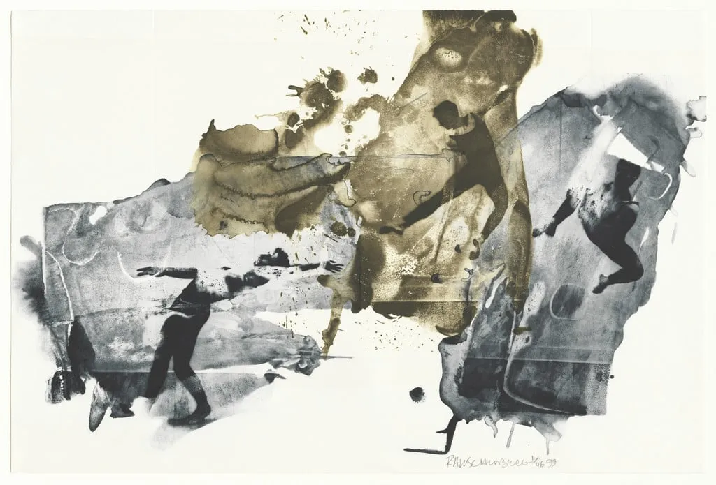 Untitled, by Robert Rauschenberg, ink, 1999