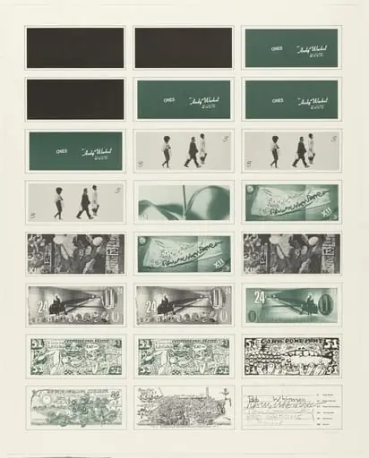 Untitled, by Robert Rauschenberg, Red Grooms, Andy Warhol, Tom Gormley, Marisol (Marisol Escobar), Various Artists Robert Whitman