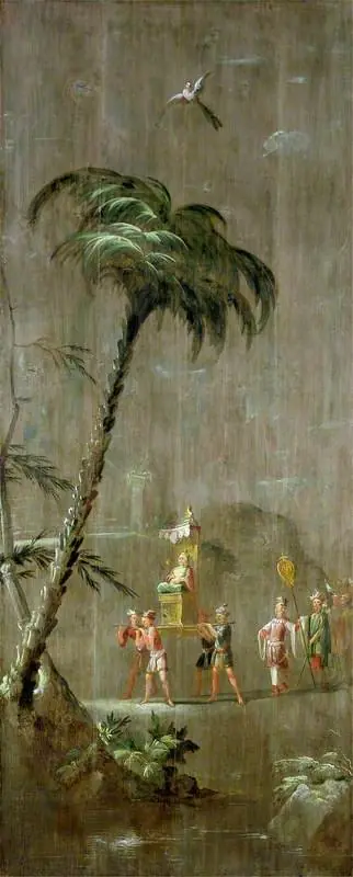 A Chinese Dignitary Seated on a Throne, by Robert Robinson