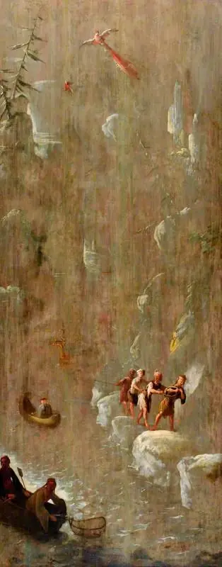 Fishermen in a Gorge, by Robert Robinson