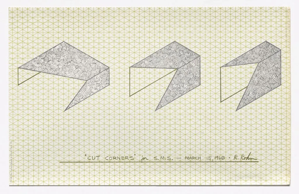Untitled, by Robert Rohm, ink, 1968